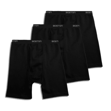 PACK 3 BÓXERS HOMBRE BOSTON BICISHORT TEJIDO RIB NEGRO