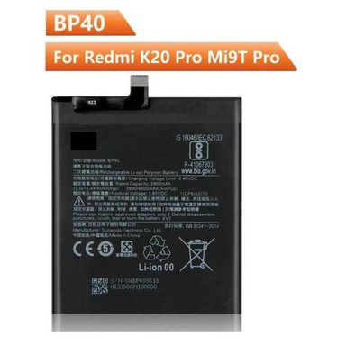 BATERÍA BP40 4.2 V BATERIA K20 PRO-MI 9T PRO - TORIGINAL-SM NUEVO-NEGRO