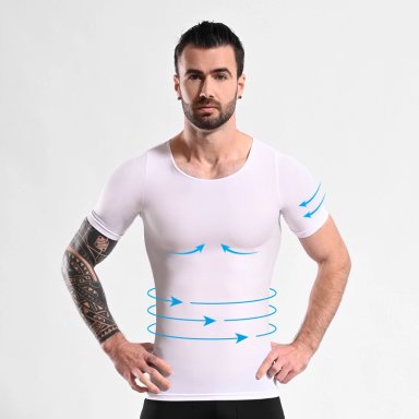 POLO FAJA HOMBRE ONHUL COMPRESORA REDUCTOR CINTURA FLACIDEZ Y GINECOMASTIA