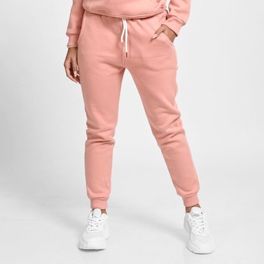 CONJUNTO BUZO ALGODÓN MUJER ONHUL ROSADO DE POLERA CAPUCHA + JOGGER ROSÉ - 4