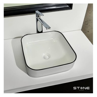 LAVAMANOS STONE HOME AMALIA BLANCO MINIMALISTA CLASIC STONE