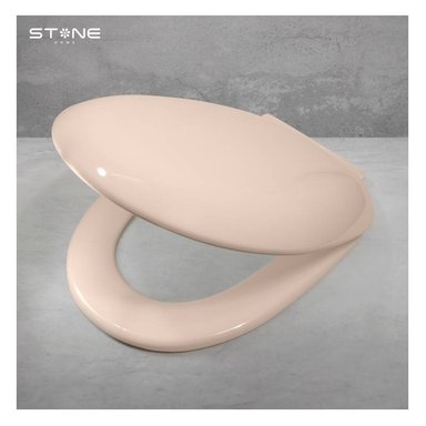 TAPA ASIENTO STONE HOME NOOR BLANCO BONE P INODORO - 2