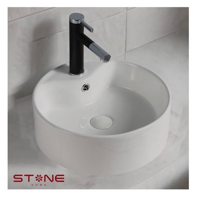 LAVAMANOS STONE HOME LAURE BLANCO MOD REDONDO