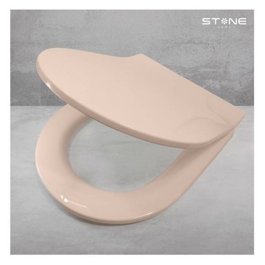 TAPA ASIENTO STONE HOME STAN BLANCO BONE P INODORO - 2
