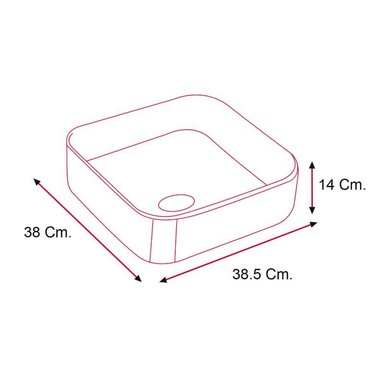 COMBO INODORO STONE HOME HANK CUADRADO BLANCO + BOWL MINIMALISTA AMALIA CLASIC - 3
