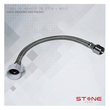 TUBO DE ABASTO VINIL .F7/8*M1/2  STONE