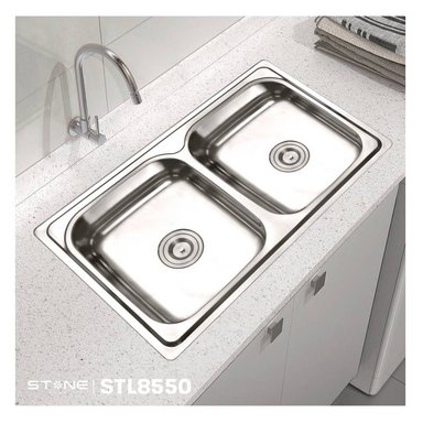 LAVADERO STONE HOME STL8550 PRIME 0.5 CM ACERO