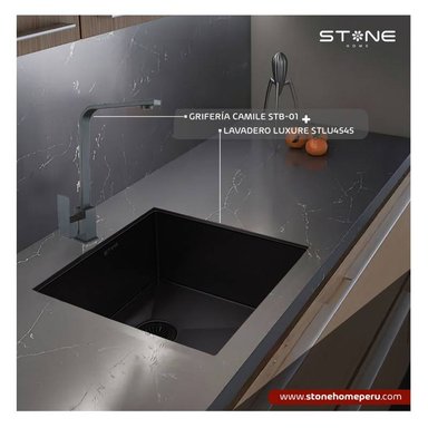 COMBO LAVADERO  LUXURE STLU4545+ CAMILE STB-01 CON ESCURRIDOR