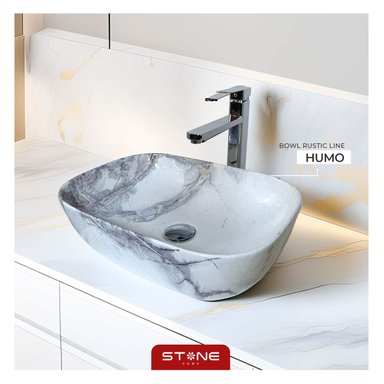 LAVAMANOS STONE HOME RUSTIC LINE HUMO MINIMALISTA