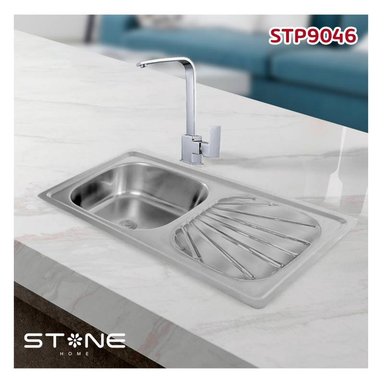 LAVADERO DE ACERO SIGNATURE STP9046 STONE