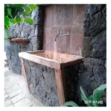 GRIFERÍA RUMI ASIRI R-02 LLAVE BOTADERO PLATEADO - 2
