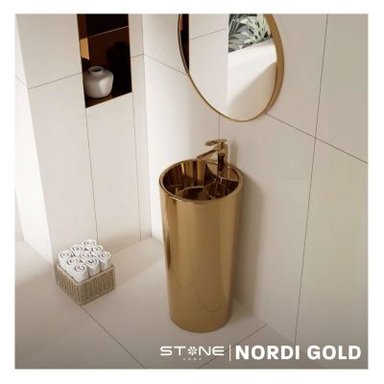 LAVATORIO STANDING NORDI DORADO STONE