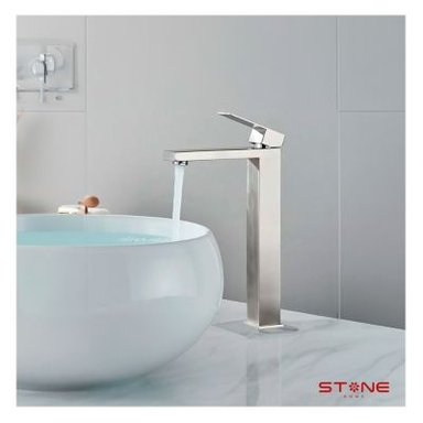 GRIFERÍA STONE CAELI ST-01 CROMADO MEZCLADORA P/BOWL AL MUEBLE CROMADO