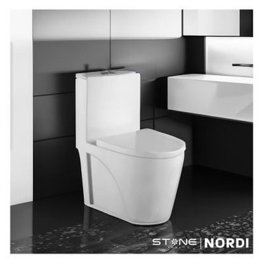 INODORO STONE NORDI BLANCO MINIMALISTA