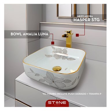 COMBO STONE HOME HASPER STG + AMALIA LUNA+ PUSH + TRAMPA P BLANCO