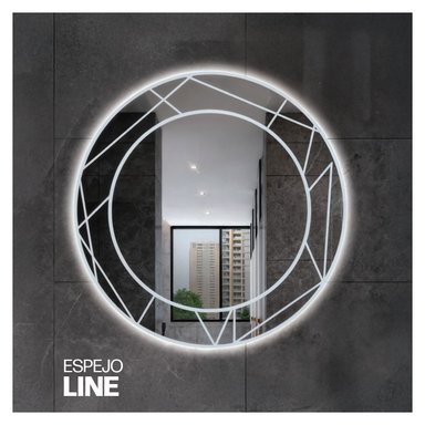 ESPEJO LED TACTIL LINE STONE