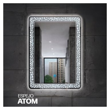 ESPEJO LED TACTIL ATOM STONE