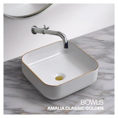 LAVAMANO MINIMALISTA AMALIA CLASIC GOLDEN STONE