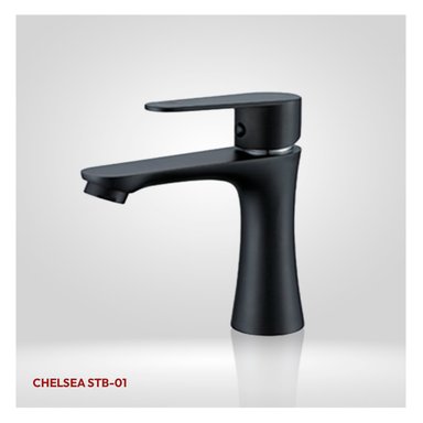 LLAVE PLAVATORIO MINIMALISTA CHELSEA STB-01 BLACK STONE