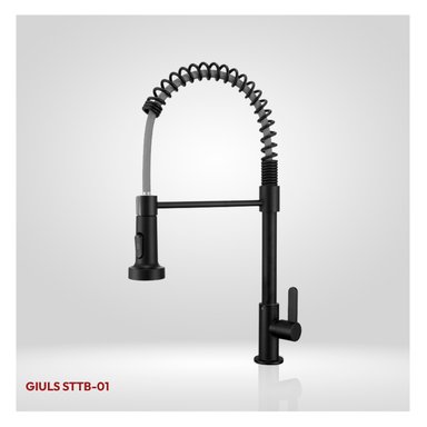 LLAVE DE COCINA AL MUEBLE GIULS STTB-01 BLACK STONE