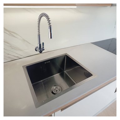LLAVE DE COCINA A LA PARED EMBER ST-01 CROMADO STONE - 3