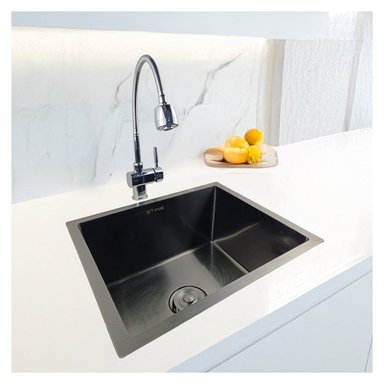 LLAVE MEZCLADORA PCOCINA AL MUEBLE LOUISE ST-01 CROMADO STONE - 2
