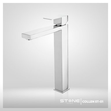 MEZCLADORA MONOCOMANDO P/BOWL  AL MUEBLE COLLEN ST-01 CROMADO STONE