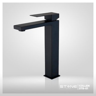 MEZCLADORA MONOCOMANDO PBOWL  AL MUEBLE COLLEN STB-01 BLACK STONE
