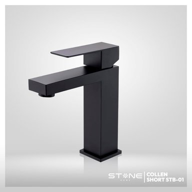 MEZCLADORA MONOCOMANDO PBOWL COLLEN SHORT STB-01 BLACK STONE