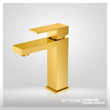 MEZCLADORA MONOCOMANDO PBOWL COLLEN SHORT STG-01 GOLDEN STONE