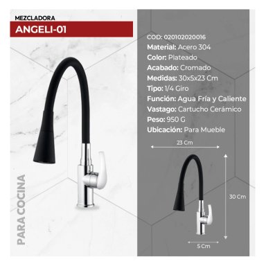 COMBO DE LAVADERO DE ACERO PREMIUM STPR4545 + ANGELI ST-01 CON ESCURRIDOR(EXONERADO) - 4