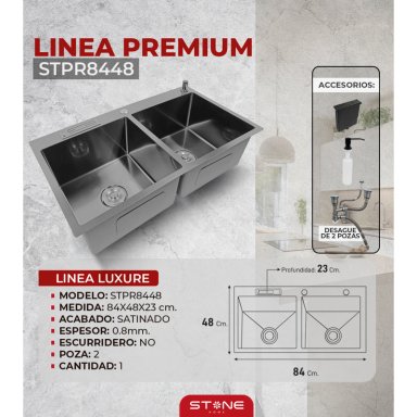 COMBO LAVADERO PREMIUM STPR8448 + KANE ST CON ESCURRIDOR (EXONERADO) - 2
