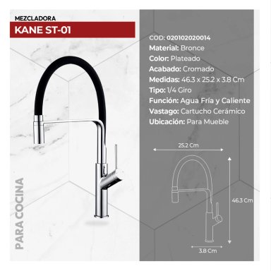 COMBO LAVADERO PREMIUM STPR8448 + KANE ST CON ESCURRIDOR (EXONERADO) - 4