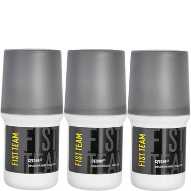 DESODORANTE ROLL-ON CYZONE FIST TEAM 50ML PACK X 3