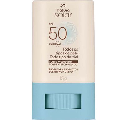 PROTECTOR SOLAR FACIAL EN BARRA FPS 50 NATURA SOLAR 15G - 1