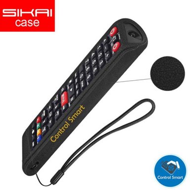 CONTROL SIKAI REMOTO SAMSUNG SMART TV + FUNDA PROTECTOR NEGRO - 4