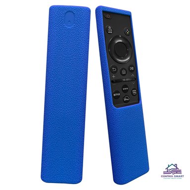 FUNDA SIKAI PROTECTOR SILICONA CONTROL SAMSUNG QLED _ AZUL