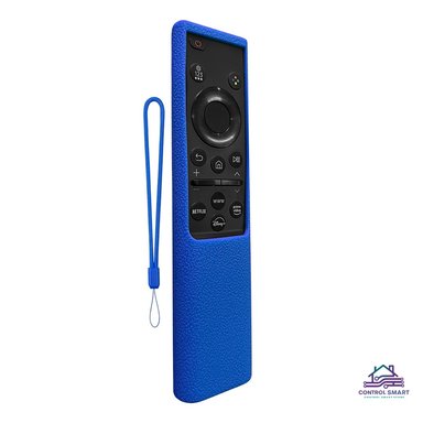 FUNDA SIKAI PROTECTOR SILICONA CONTROL SAMSUNG QLED _ AZUL - 2
