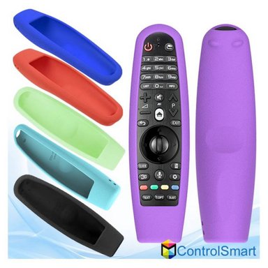 PROTECTOR SIKAI SILICONA CONTROL REMOTO LG MAGIC MR20 LILA - 2