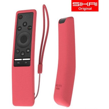 CONTROL A1 BN59-01310 REMOTO TV SAMSUNG SMART + FUNDA SILICONA ROJO - 4