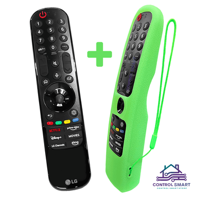 CONTROL LG MR24GA MAGIC REMOTE 2024 + FUNDA SILICONA VERDE - 1