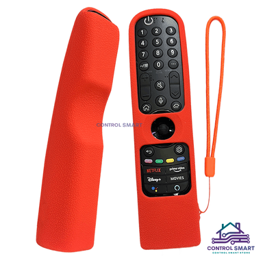 CONTROL LG MR24GA MAGIC REMOTE 2024 + FUNDA SILICONA NARANJA - 2