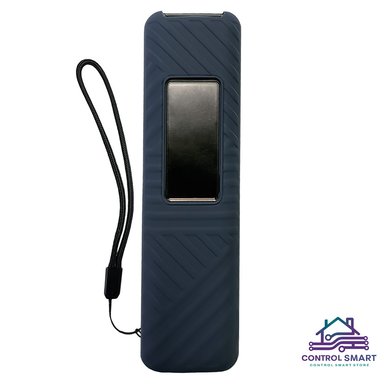 FUNDA DE SILICONA CERRADA PARA CONTROL SAMSUNG SOLAR SMART TV MODELO 2023-2024– AZUL NOCHE - 2