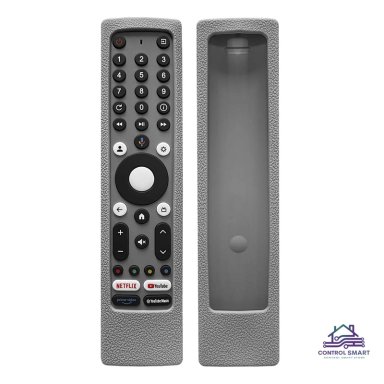FUNDA ANTIDESLIZANTE DE SILICONA PARA CONTROL JVC RM-C3295 / 3293 / 3597 COLOR PLOMO - 2