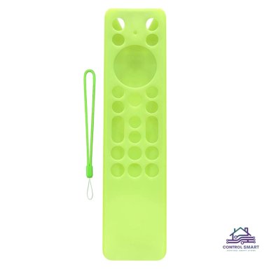 FUNDA VERDE FORESCENTE  DE SILICONA PARA CONTROL REMOTO TCL MODERNO RC813A – RC923A - 2
