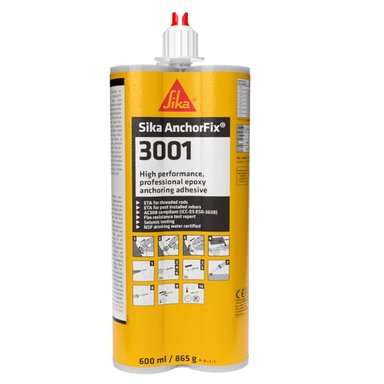 ADHESIVO SIKA EPÓXICO PARA ANCLAJE ANCHORFIX-3001 600ML