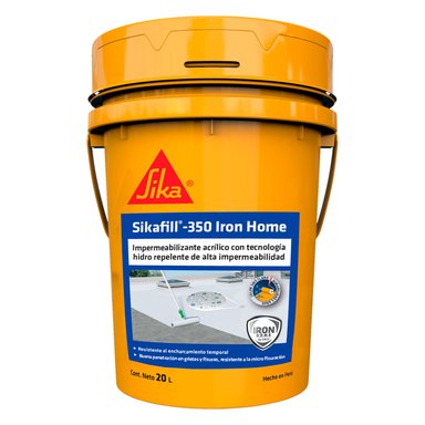 IMPERMEABILIZANTE SIKA GRIS CLARO ACRÍLICO FILL 350 IRON HOME GRIS X 20LT