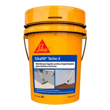 SET SIKAFILL TECHO 3 GRIS X 20LT + SIKAFILL TECHO 3 GRIS X 4LT - 2