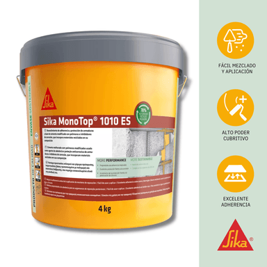 IMPRIMANTE Y ANTICORROSIÓN SIKA MONOTOP 1010 ES X 4KG - 2