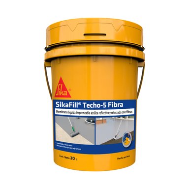 PACK IMPERMEABILIZANTE PARA TECHOS SIKAFILL TECHO 5 X 20LT GRIS Y SIKAFLEX X 400ML - 2
